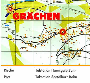 Lage Ferienwohnung Cristallo Gr�chen Wallis Schweiz