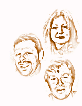 Jenny, Bruno & Ren&eacute; Gruber
