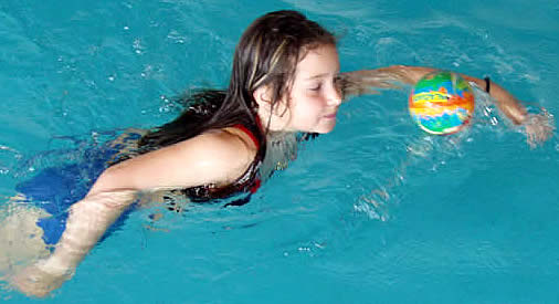 Schwimmunterricht Schwimmschule Jenny Gruber Hotel Hannigalp Gr�chen